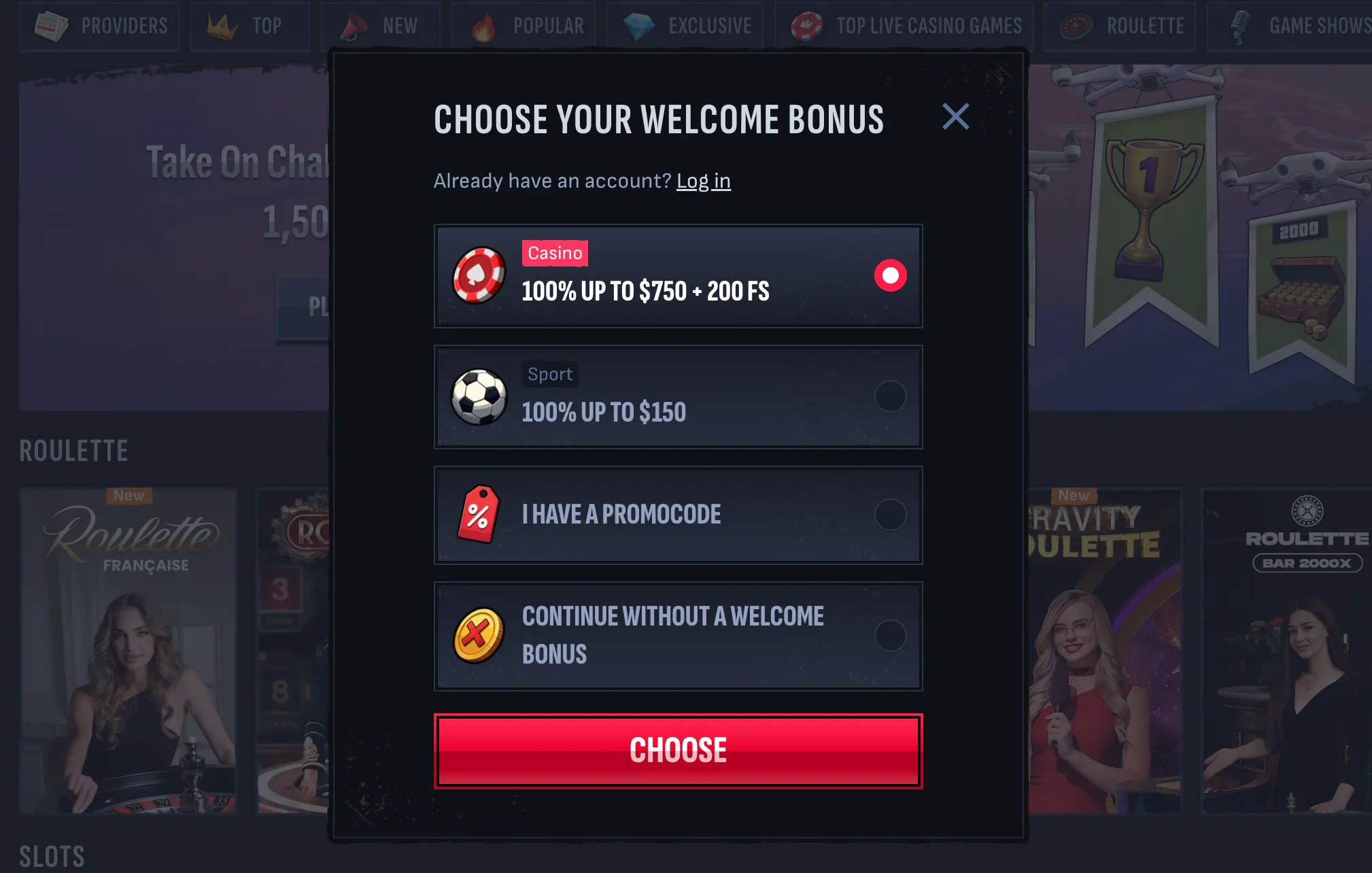Proces rejestracji w Mafia Casino